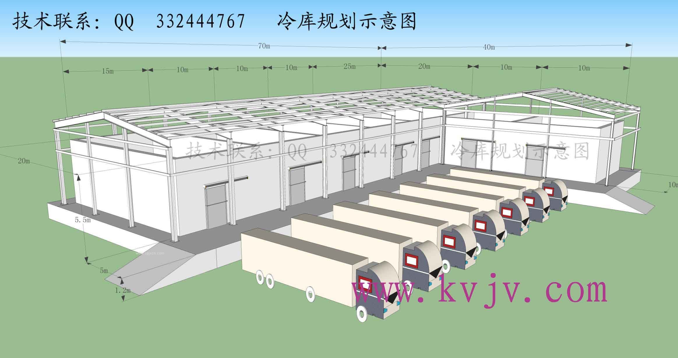 8000立方西紅柿冷庫(kù)項(xiàng)目建造