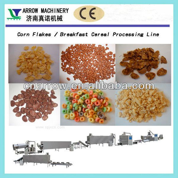 玉米片生產(chǎn)線干燥機單螺桿擠壓機